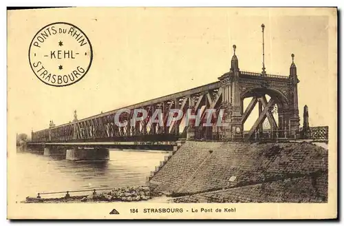 Cartes postales Strasbourg Le Pont De Kehl