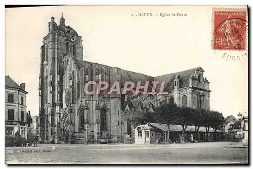 Cartes postales Dreux Eglise St Pierre