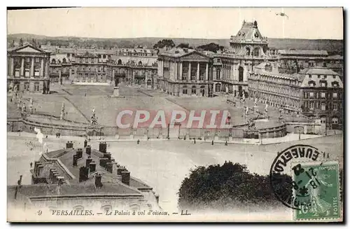 Cartes postales Versailles Le Palais Vol D&#39oiseau