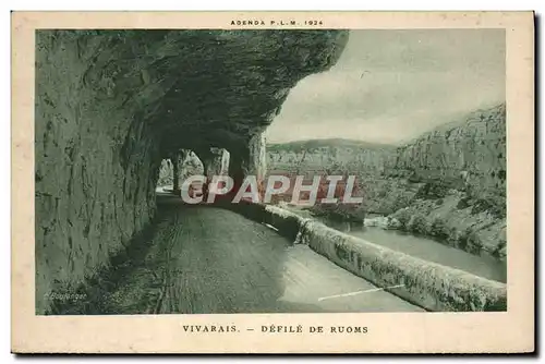 Cartes postales Vivarais Defile De Ruoms Agemda