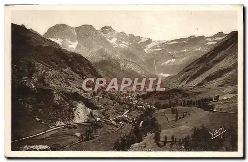 Ansichtskarte AK Gavarnie Le Village Et Le Cirque Vignette Centres de Vacances