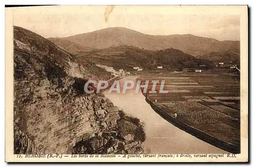 Cartes postales Behobie Les Bords De La Bidassoa