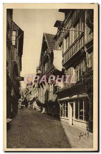 Cartes postales Lisieux La Rue Aux Feves