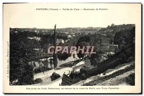 Ansichtskarte AK Poitiers Vallee Du Clain Panorama De Poitiers Vue prise du Trait Tabouleau