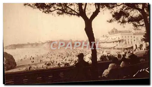 Cartes postales Biarritz La Grande Place Et Le Casino