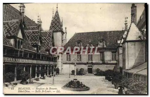 Cartes postales Beaune Hospices De Beaune Hotel Dieu Salle St Louis