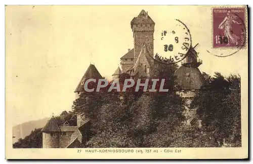 Cartes postales Haut Koenigsbourg Cote Est