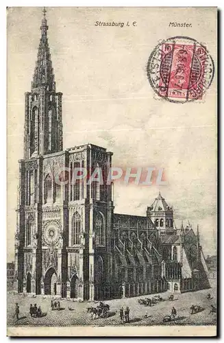 Cartes postales Strassburg Munster