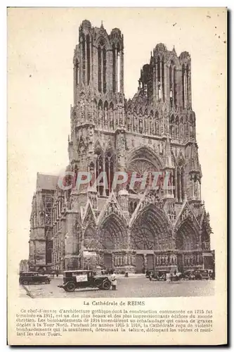 Cartes postales La Cathedrale De Reims