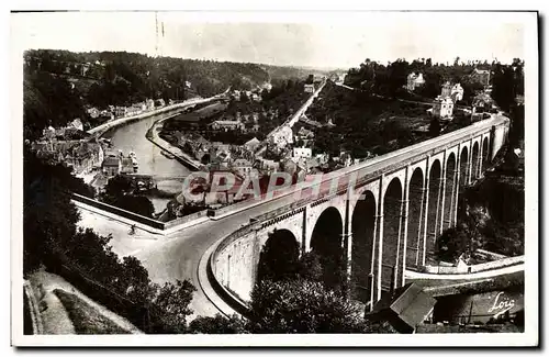 Cartes postales moderne Dinan Le Viaduc Et Vue Generale De La Coulee De La Rance