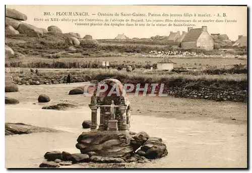 Cartes postales Ploumanch Oratoire de Saint Guirec Patron des jeunes filles a marier