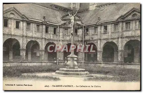 Cartes postales Ste Anne d'Auray Le Calvaire et le Cloitre