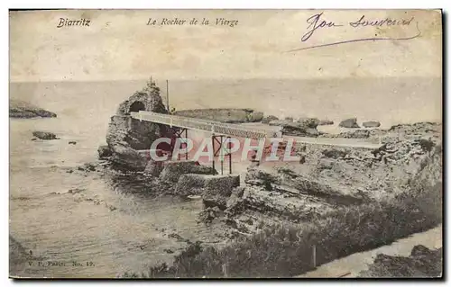 Cartes postales Biarritz Le Rocher de la Vierge