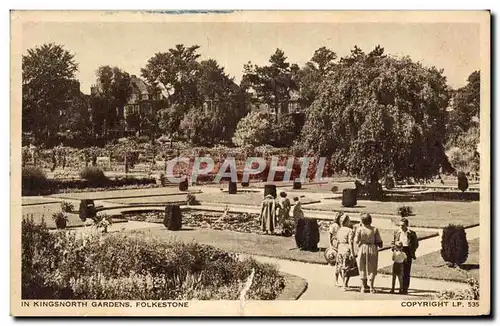 Ansichtskarte AK In Kingsnorth Gardens Folkestone