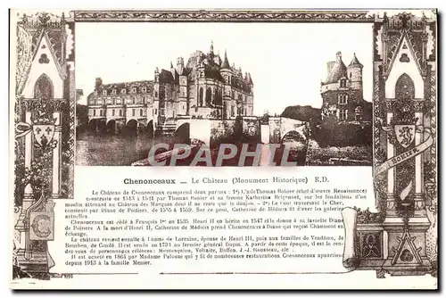 Cartes postales Chenonceaux Le Chateau