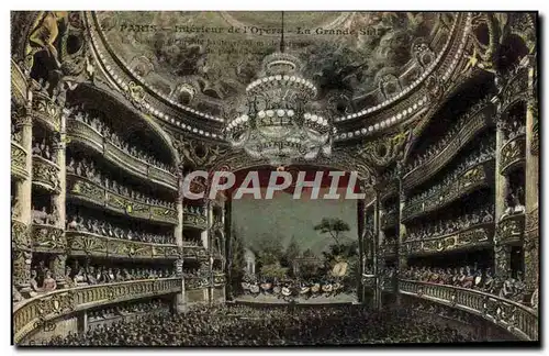 Ansichtskarte AK Paris Interieur de l&#39Opera La grande salle