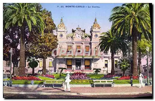 Cartes postales Monte Carlo Le Casino