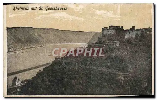 Cartes postales Rhintels mit St Goarshausen