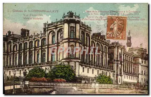 Cartes postales L Chateau de St Germain en Laye Vue d&#39ensemble