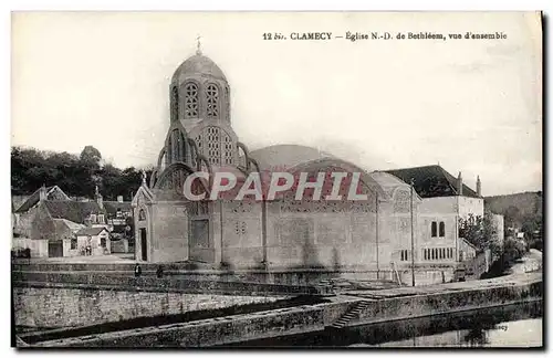 Ansichtskarte AK Clamecy Eglise ND de Bethleem vue d&#39ensemble