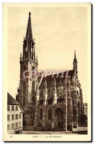 Cartes postales Thann La Cathedrale