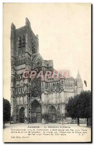 Cartes postales Auxerre La Cathedrale St Etienne