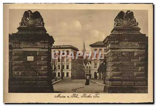 Cartes postales Mainz a Rh Rothes Tor