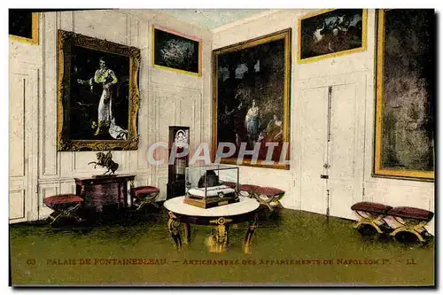 Cartes postales Palais de Fontainebleau Antichambre des Appartements de Napoleon 1er