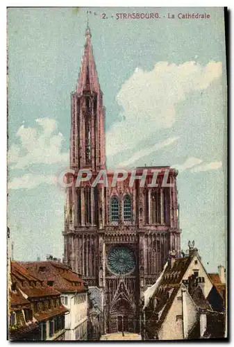 Cartes postales Strasbourg La Cathedrale