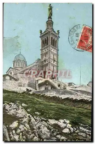 Cartes postales Marseille Notre Dame de la Garde