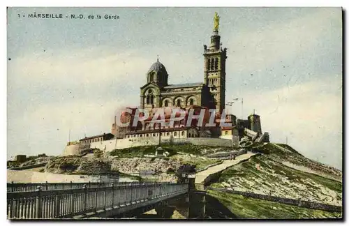 Cartes postales Marseille Notre Dame de la Garde