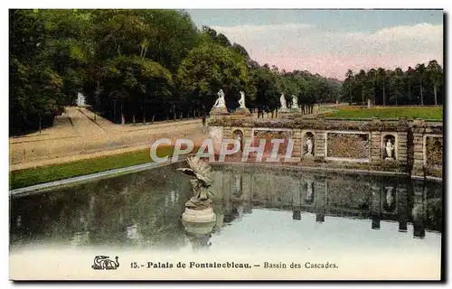 Ansichtskarte AK Palais de Fontainebleau Bassin des Cascades