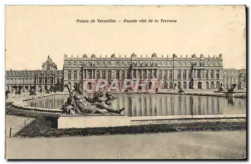 Ansichtskarte AK Palais de Versailles Facade cote de la Terrasse