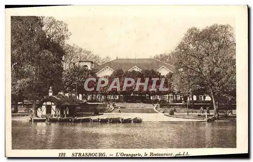 Cartes postales Strasbourg L'Orangerie le Restaurant