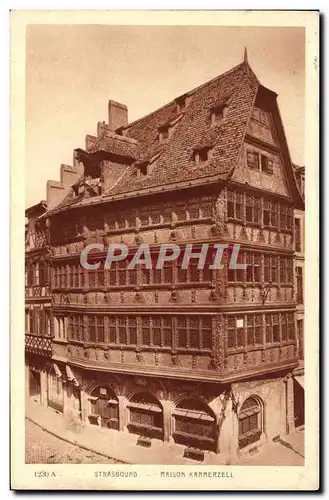 Cartes postales Strasbourg Maison Kammerzell