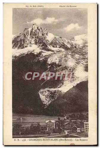 Cartes postales Chamonix Mont Blanc Les Bossons