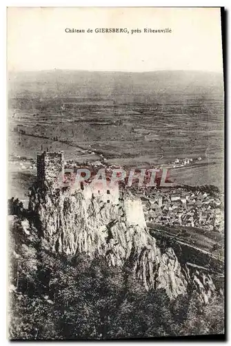 Cartes postales Chateau de Giersberg Pres Ribeauville