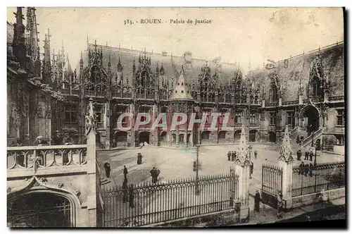 Cartes postales Rouen Palais de Justice