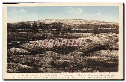 Cartes postales Les Monts de Champagne Mont Cornillet