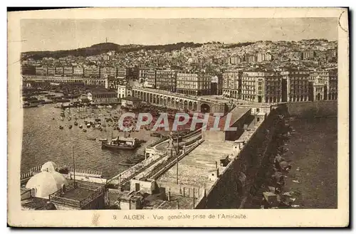 Cartes postales Alger Vue Generale prise de l&#39Amiraute