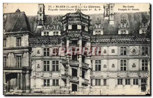 Ansichtskarte AK Blois Le Chateau Facade Interieure Francois 1er