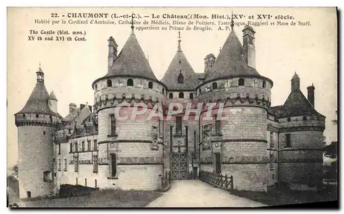 Ansichtskarte AK Chaumont Le chateau Habite par le Cardinal d&#39Amboise