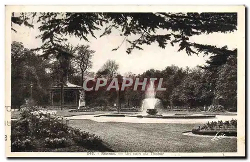 Cartes postales Rennes Un Coin du Thabor