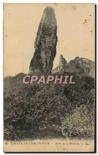 Ansichtskarte AK Vallee de Chaudefour Roche de la Rancune