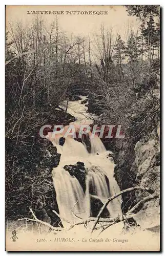 Ansichtskarte AK L&#39Auvergne Pittoresque Murols La Cascade des Granges