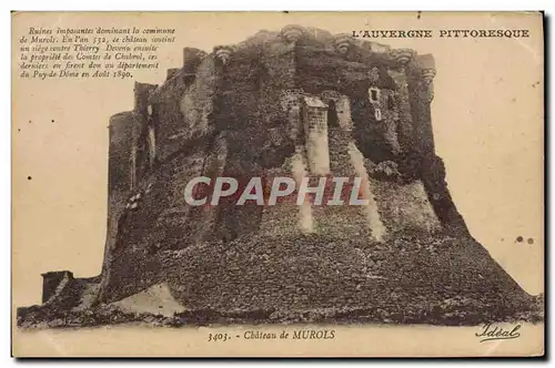 Cartes postales L&#39Auvergne Pittoresque Murols Chateau