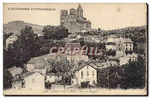 Cartes postales Saint Nectaire Vue sur L&#39Eglise