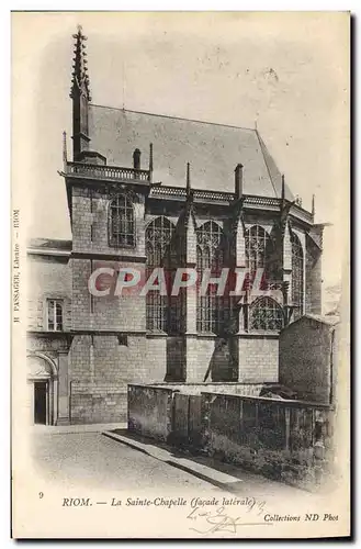 Cartes postales Riom La Sainte Chapelle