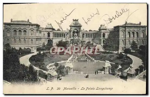 Cartes postales Marseille Le Palais Longchamp