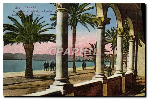 Ansichtskarte AK Cannes Logia Promenade de la Croisette